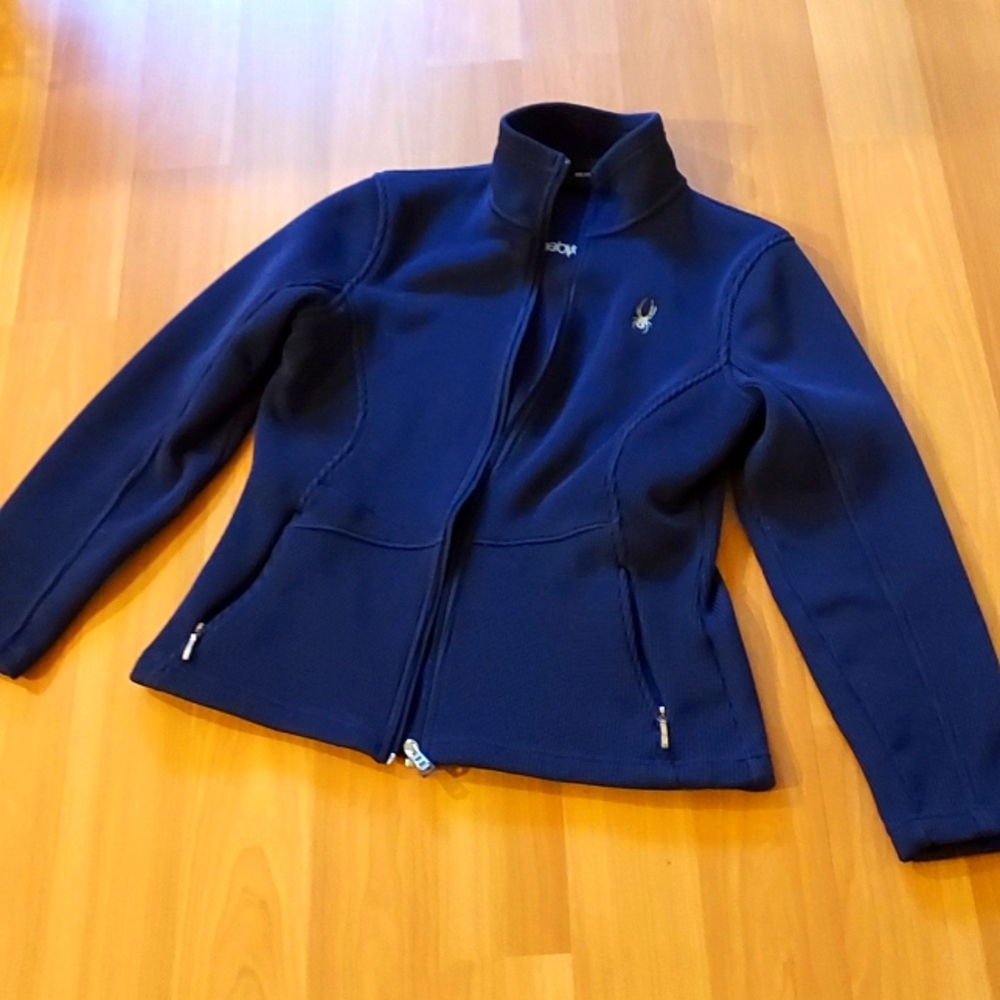 Spyder 'core endurance', size large,navy jacket in excellent condition  ptp 22"